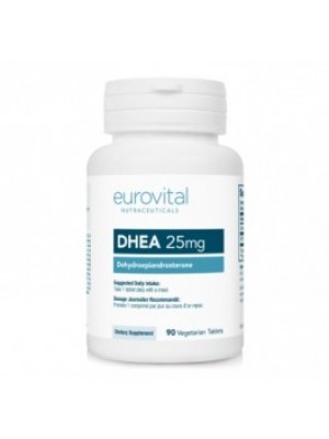 EUROVITAL DHEA 25mg. 60 capsules