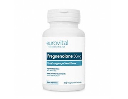 EUROVITAL Pregnenolone 50mg. 60 capsules