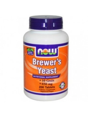 Brewer's yeast 650 mg. 200 tablets