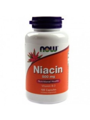 Niacin 500mg. 100 tablets
