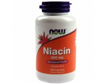 Niacin 500mg. 100 tablets
