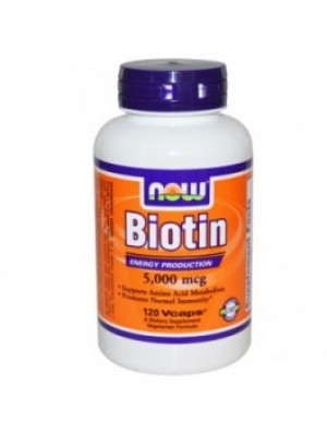 BIOTIN 5000 mcg. 60 capsules