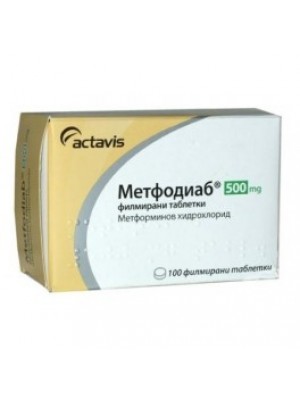 METFODIAB 500 mg. 90 tablets