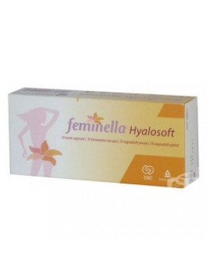 FEMINELLA HYALOSOFT 10 vaginal suppositories