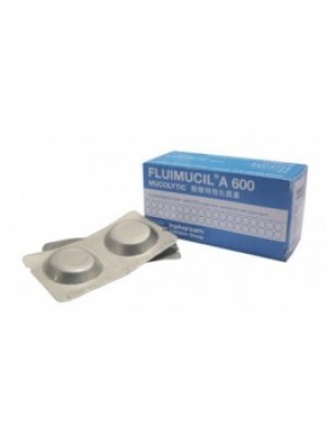FLUIMUCIL 600 mg. 10 tablets