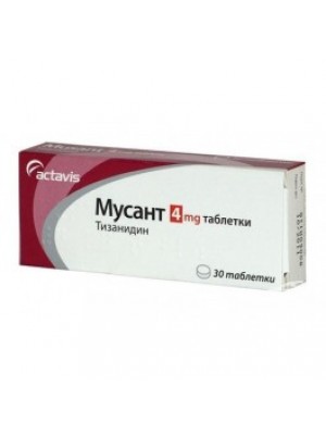 MUSANT 4 mg. 30 tablets