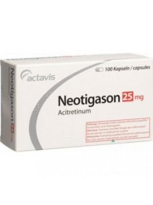 NEOTIGASON 25 mg. 30 capsules