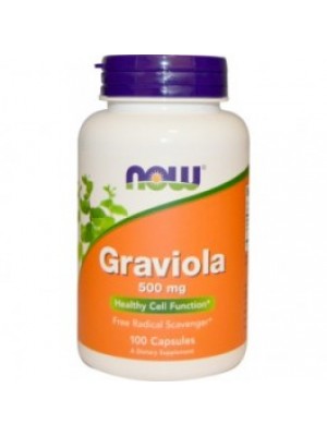 GRAVIOLA 500 mg. 100 capsules