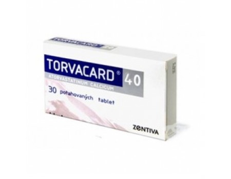 TORVACARD table. 40 mg. 30 table
