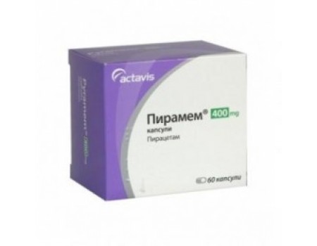 PIRAMEM 400 mg. 60 capsules