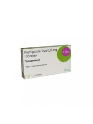 Pramipexole 0.7 mg. / 1 mg. 30 tablets