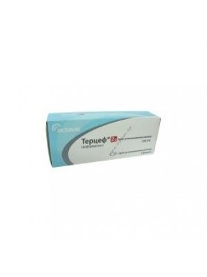 TERCEF 2 g. 5 vials