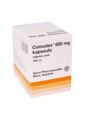 Convulex caps. 500 mg. 100 caps