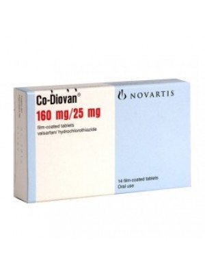CO-DIOVAN table. Mg./25 160 mg. 14 tablets