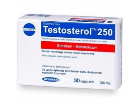 Testosterol 250 320 mg. 30 capsules