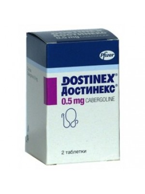 DOSTINEKS table. 0.5 mg. 2 tablets