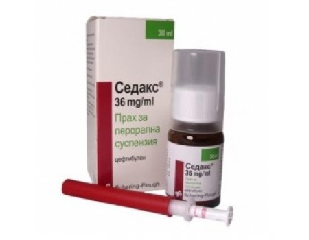 SEDAX suspension 36 mg. / 1 ml. 30 ml.