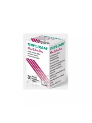 TRIPLIXAM 10 mg. / 5 mg. 30 tablets