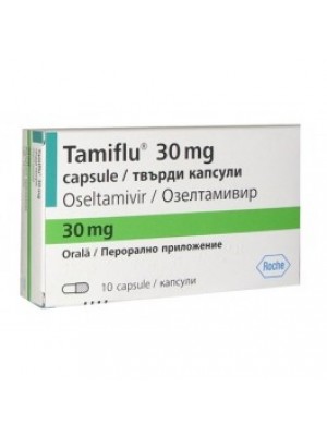 TAMIFLU . 30 mg. 10 capsules