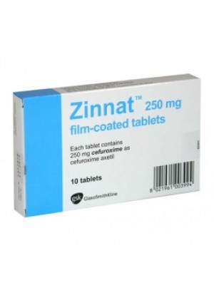 Zinnat table. 250 mg. 10 tablets