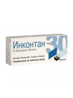 INKONTAN table. 30 mg. 20 tablets