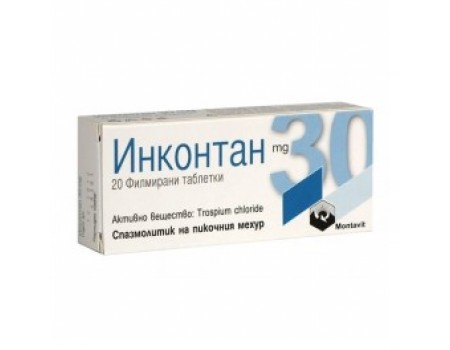 INKONTAN table. 30 mg. 20 tablets