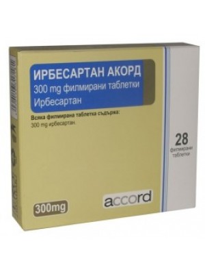 Irbesartan 300 mg. 28 tablets