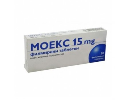 MOEX table. 15 mg. 30 tablets