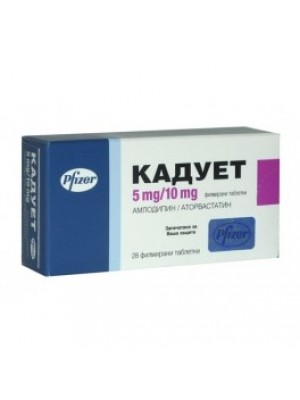 KADUET /10. 5 mg. 28 tablets