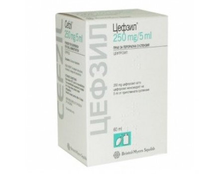 TSEFZIL suspensions. 250 mg. / 5 ml. 60 ml