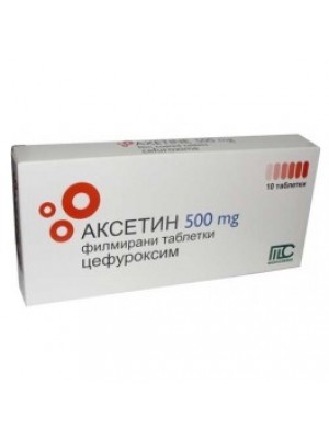 AKSETIN table. 500 mg. 10 tablets