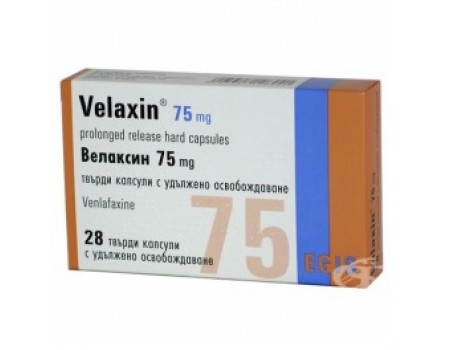 VELAXIN table. 75mg. 28 tablets