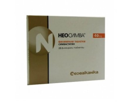 NEOSIMVA . 40 mg. 28 tablets