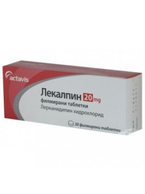 LEKALPIN table. 20 mg. 30 tablets