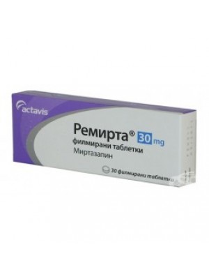 REMIRTA 30 mg. 30 tablets