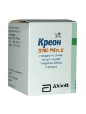Creon caps. 25000 E. 20 capsules