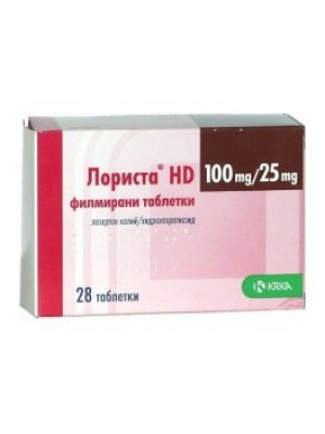 Loris HD table. Mg./25 100 mg. 28 tablets