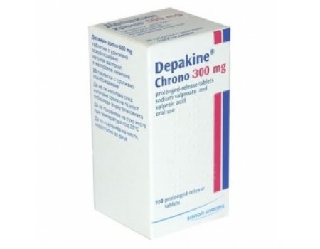 Depakine Chrono table. 300 mg. 100 tablets