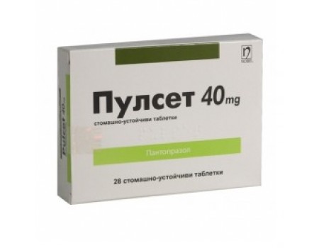 PULSET table. 40 mg. 28 tablets