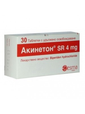 AKINETON retard. table. 4 mg. 30 tablets