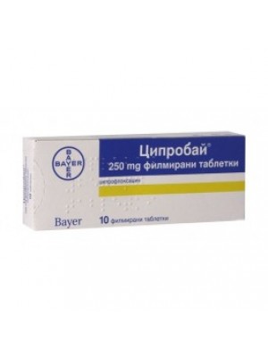 TSIPROBAY table. 250 mg. 10 tablets