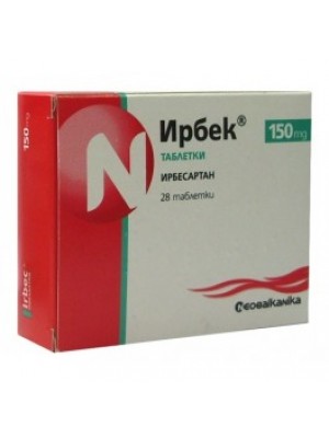 IRBEK table. 150 mg. 28 tablets