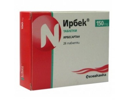IRBEK table. 150 mg. 28 tablets