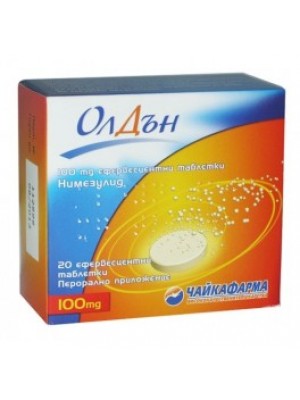 Alden 20 effervestsentni tablets 100 mg
