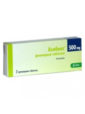 AZIBIOT table. 500 mg. 3 tablets