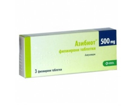 AZIBIOT table. 500 mg. 3 tablets