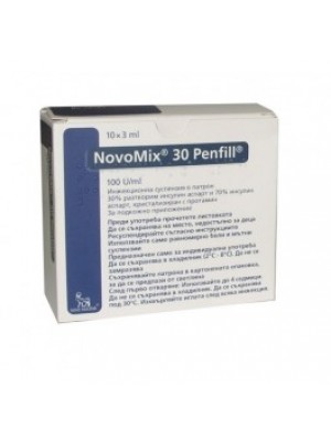 NovoMix 30 PEN 100 IU / ml. 3 ml