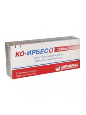 Co-IRBESO table. 150 mg. / 12.5 mg