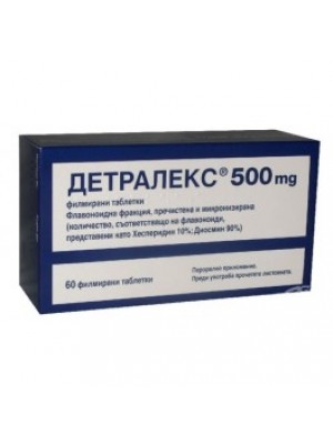 Detralex . 500 mg. 60 tablets