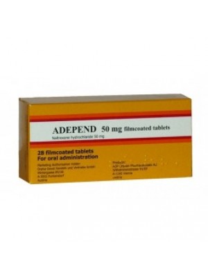 ADEPEND . 50 mg. 28 tablets